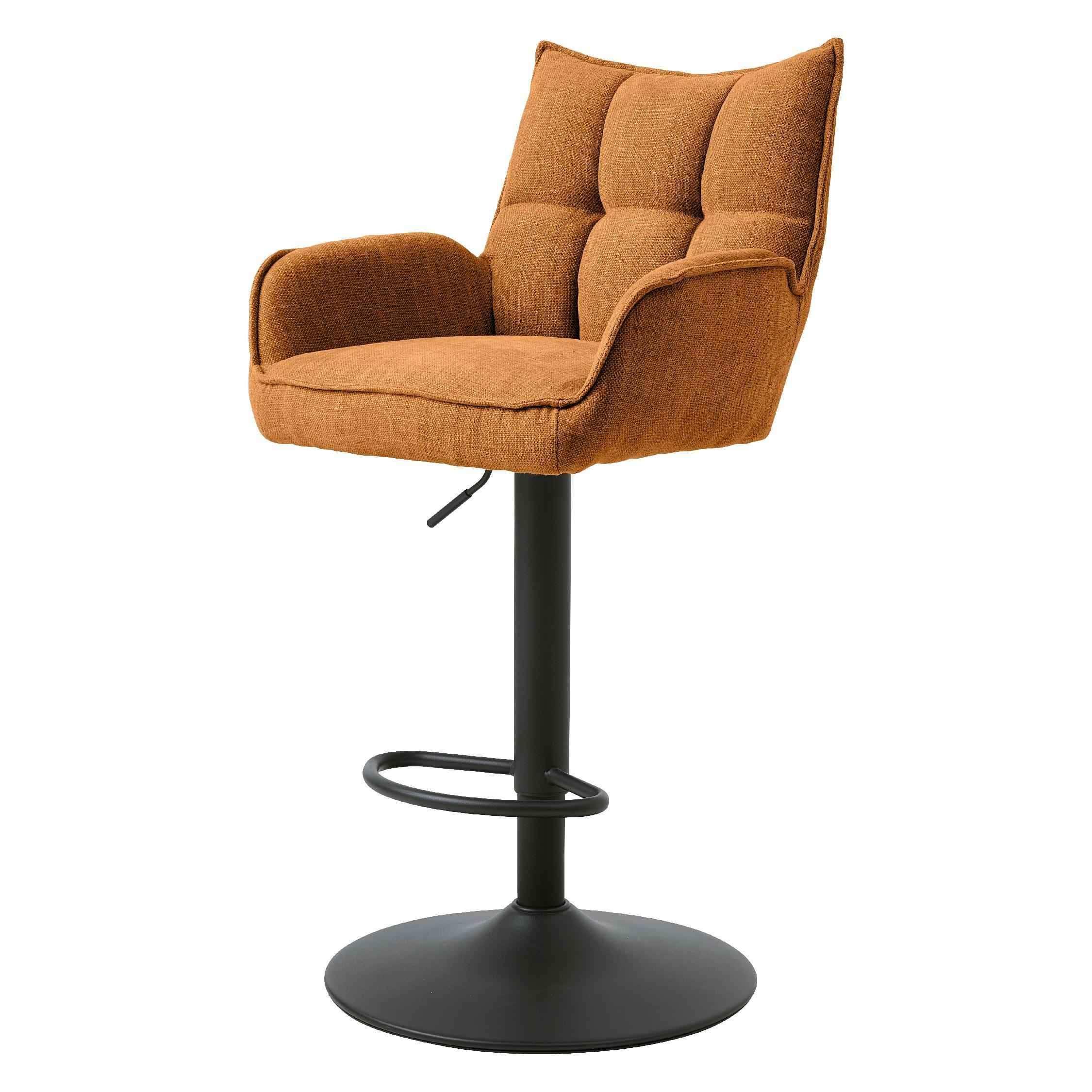 verstelbare barkruk Nena roest afbeelding 3