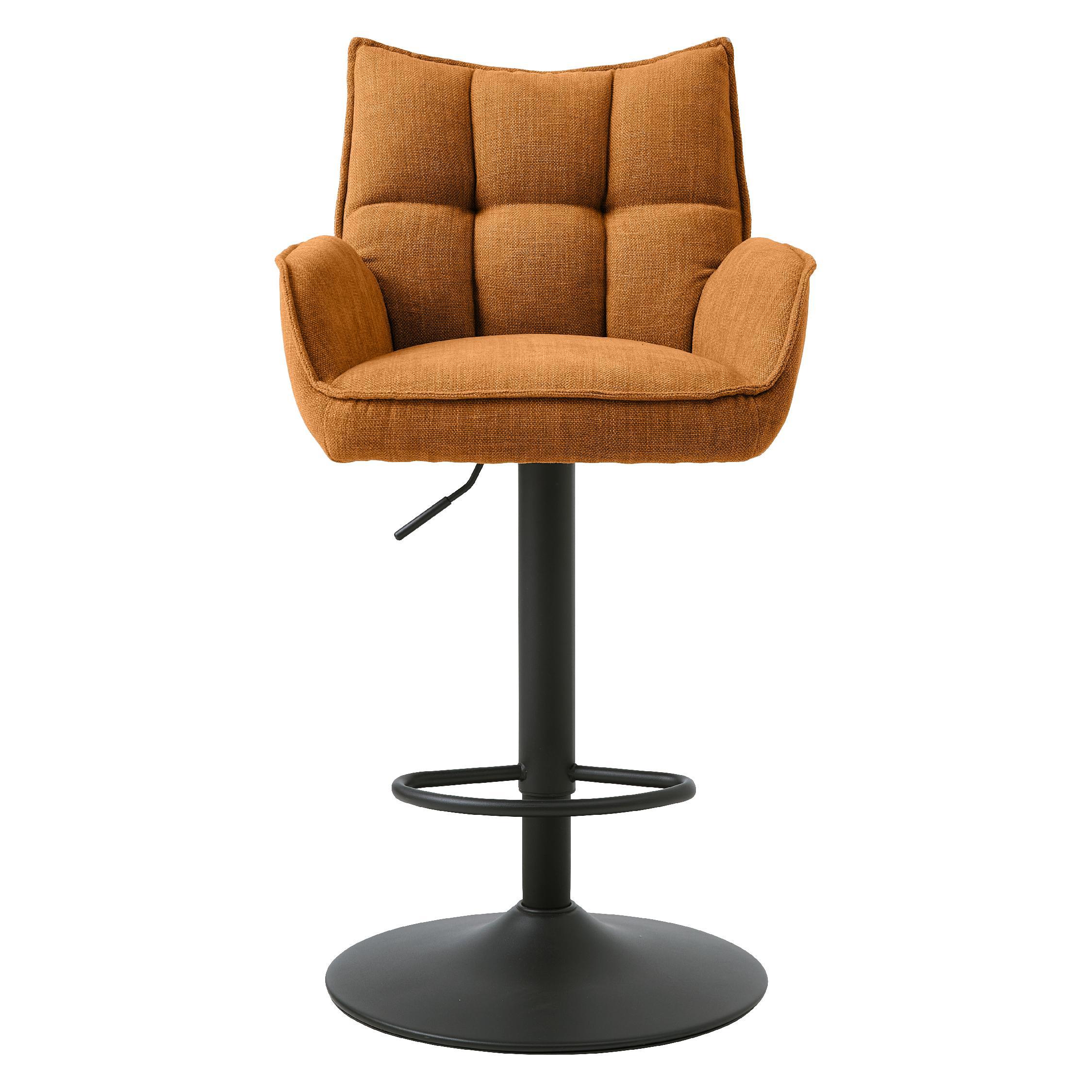 verstelbare barkruk Nena roest afbeelding 1