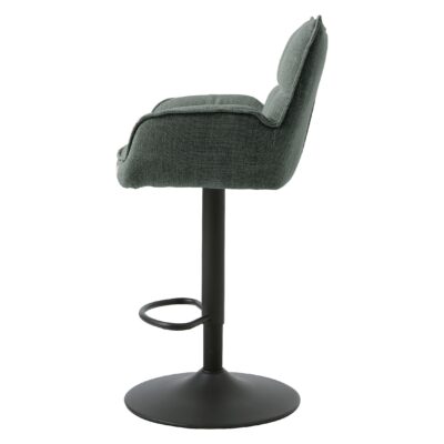 verstelbare barkruk Nena bosgroen met armleuning afbeelding 2