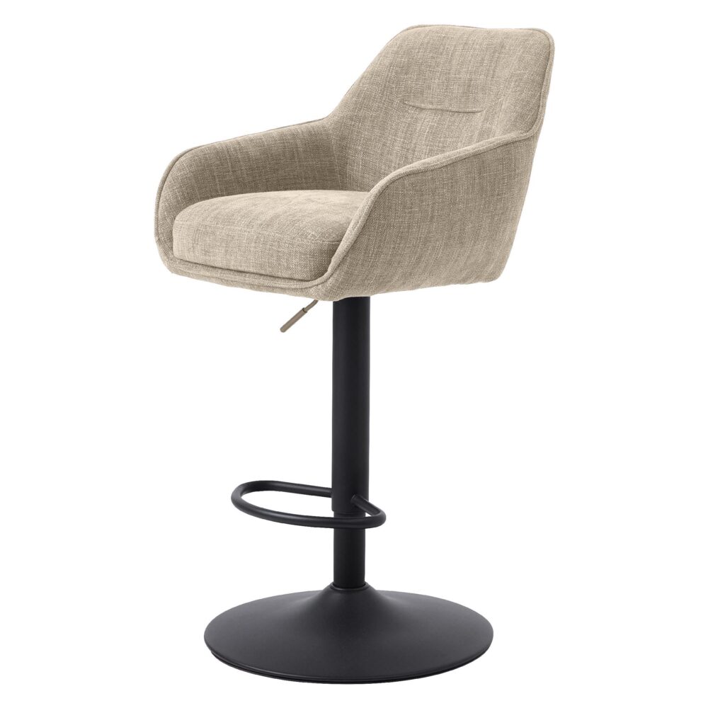 verstelbare barkrukken Mavi linnen set van 2 afbeelding 5