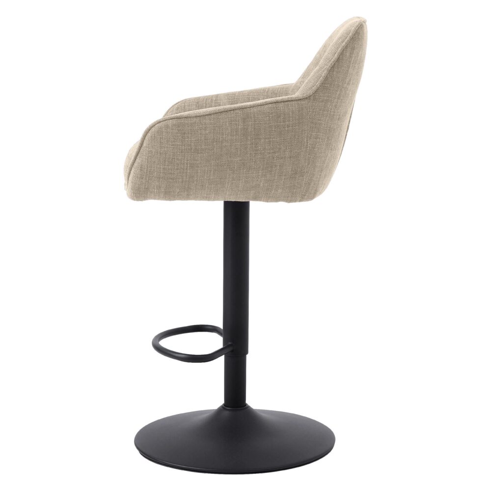 verstelbare barkrukken Mavi linnen set van 2 afbeelding 4