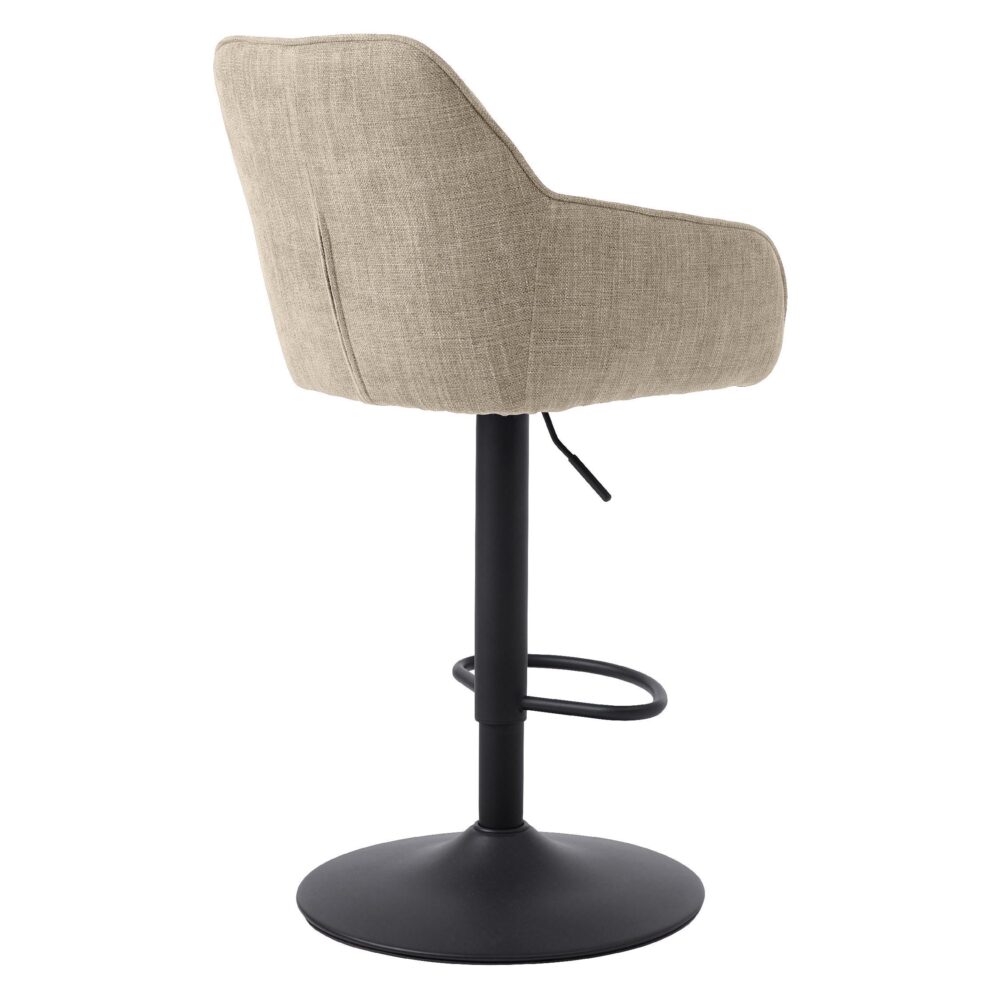 verstelbare barkrukken Mavi linnen set van 2 afbeelding 3