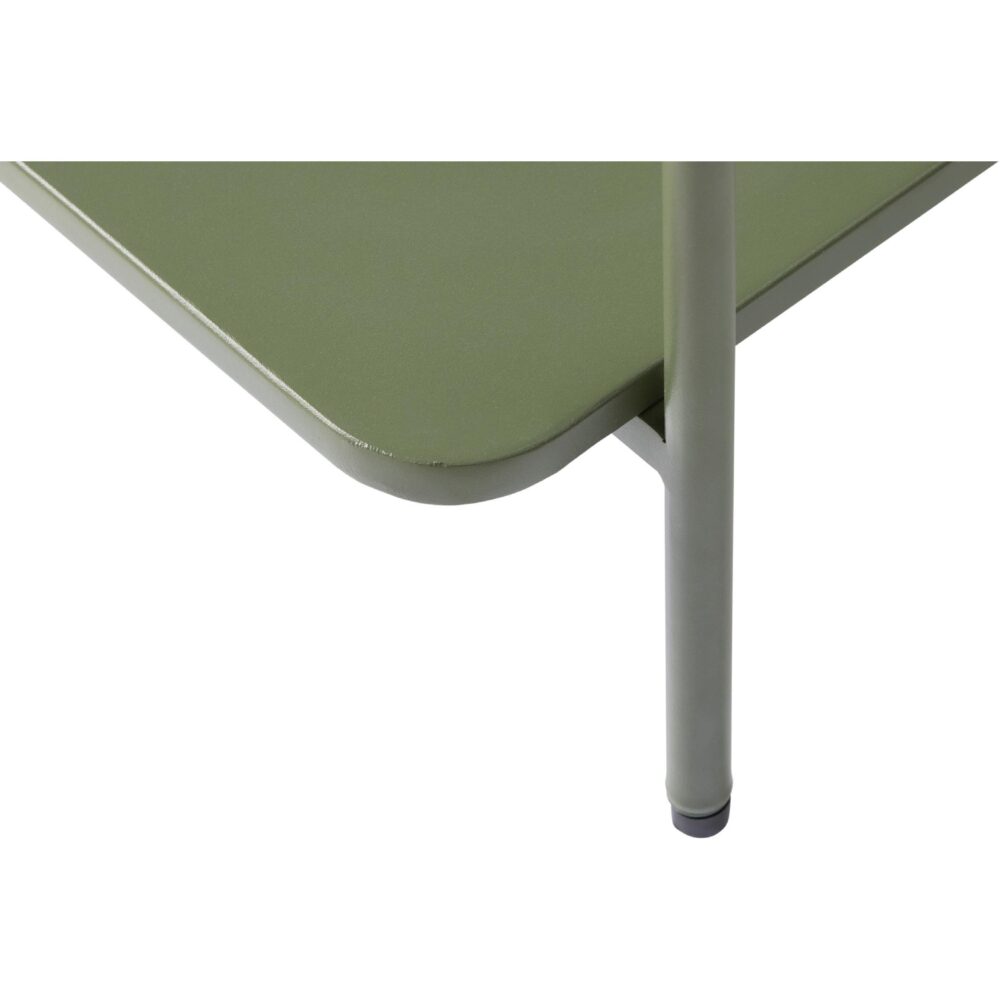 olijfgroene metalen salontafel 75x75 afbeelding 3