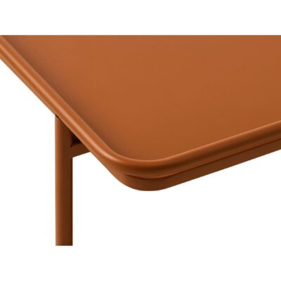 terracotta metalen bijzettafel vierkant afbeelding 5