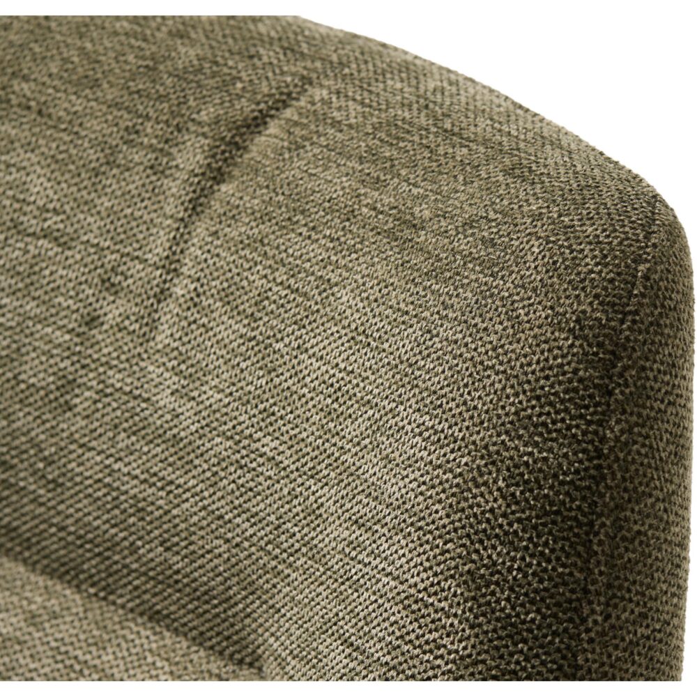 olijfgroene draaibare eetkamerstoel met armleuning Isa afbeelding 6