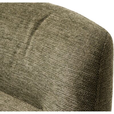 olijfgroene draaibare eetkamerstoel met armleuning Isa afbeelding 6