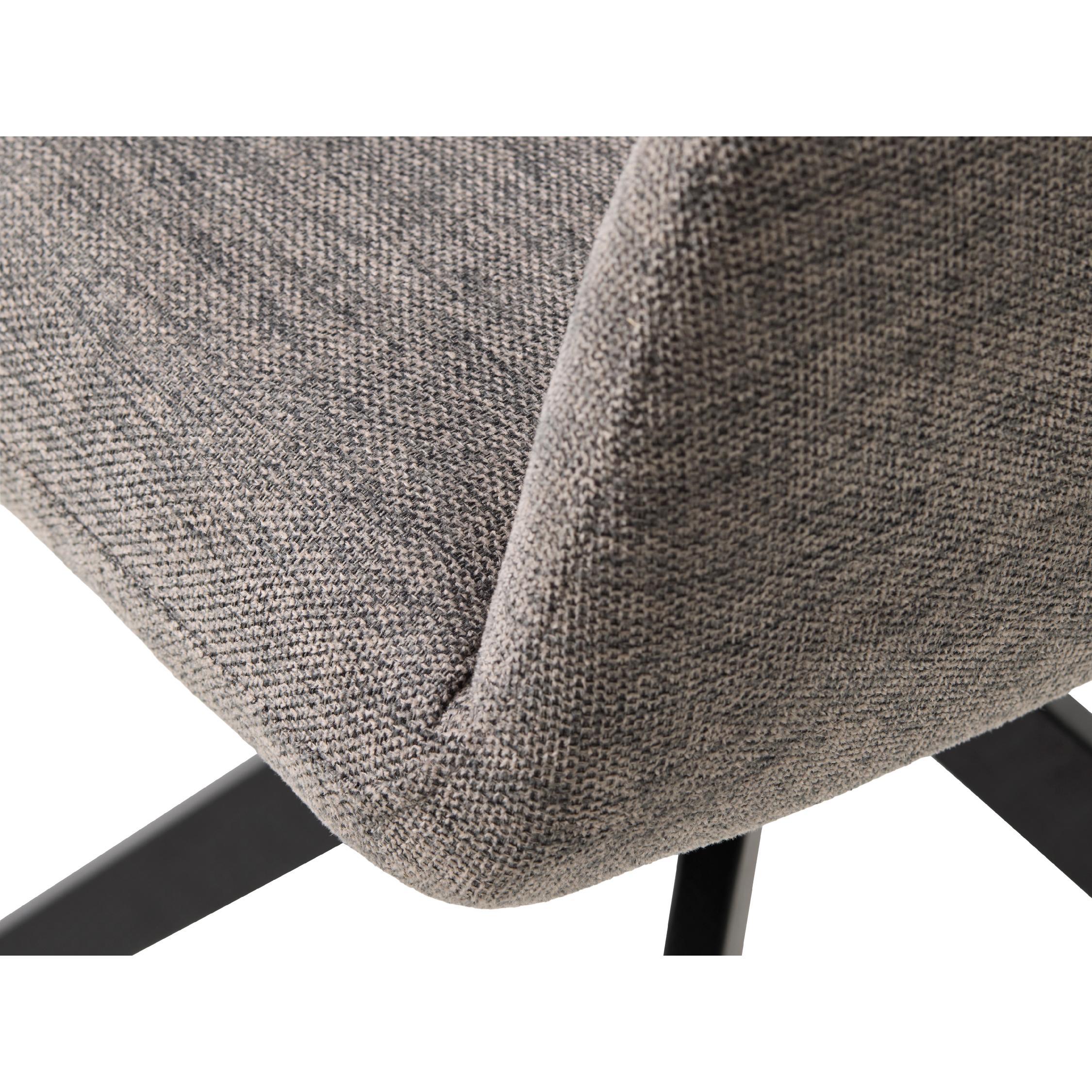 grijze draaibare eetkamerstoel met armleuning Isa afbeelding 8