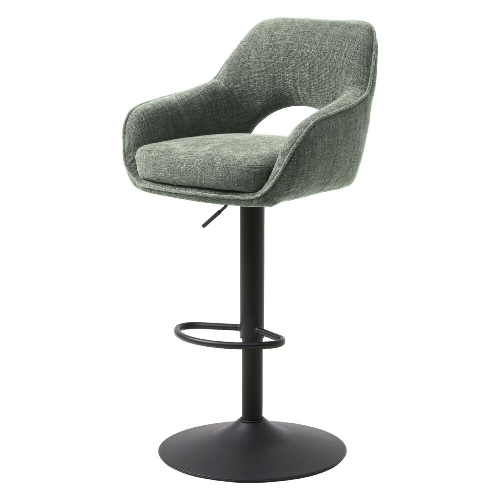 verstelbare groene barkrukken met armleuningen Kavo afbeelding 1