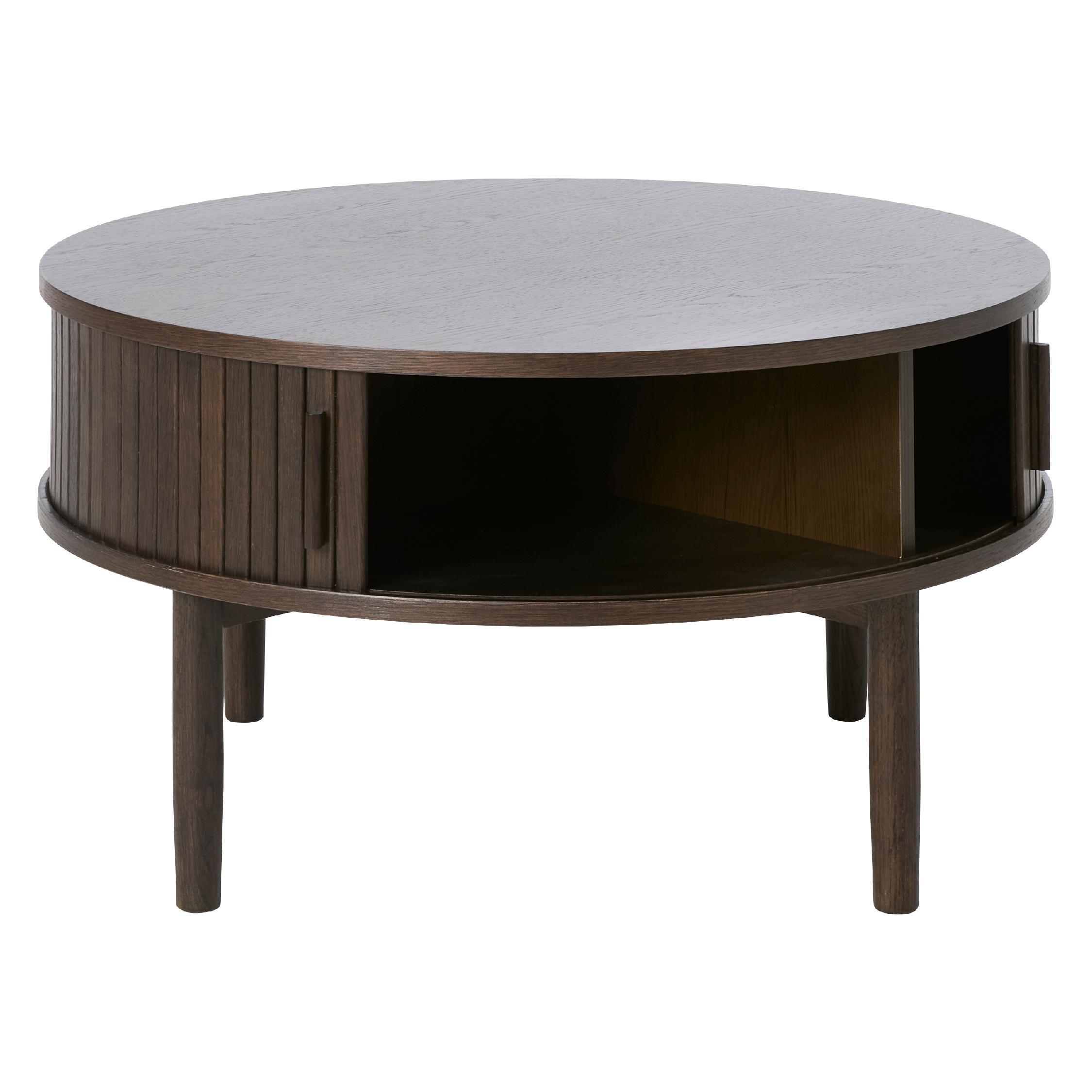 ronde salontafel Nina met opbergruimte afbeelding 2
