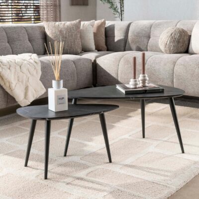 peervormige salontafel set Jorin afbeelding 3