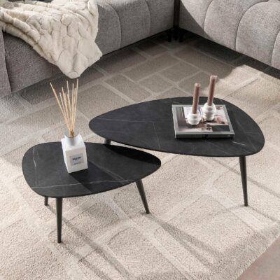 peervormige salontafel set Jorin afbeelding 4