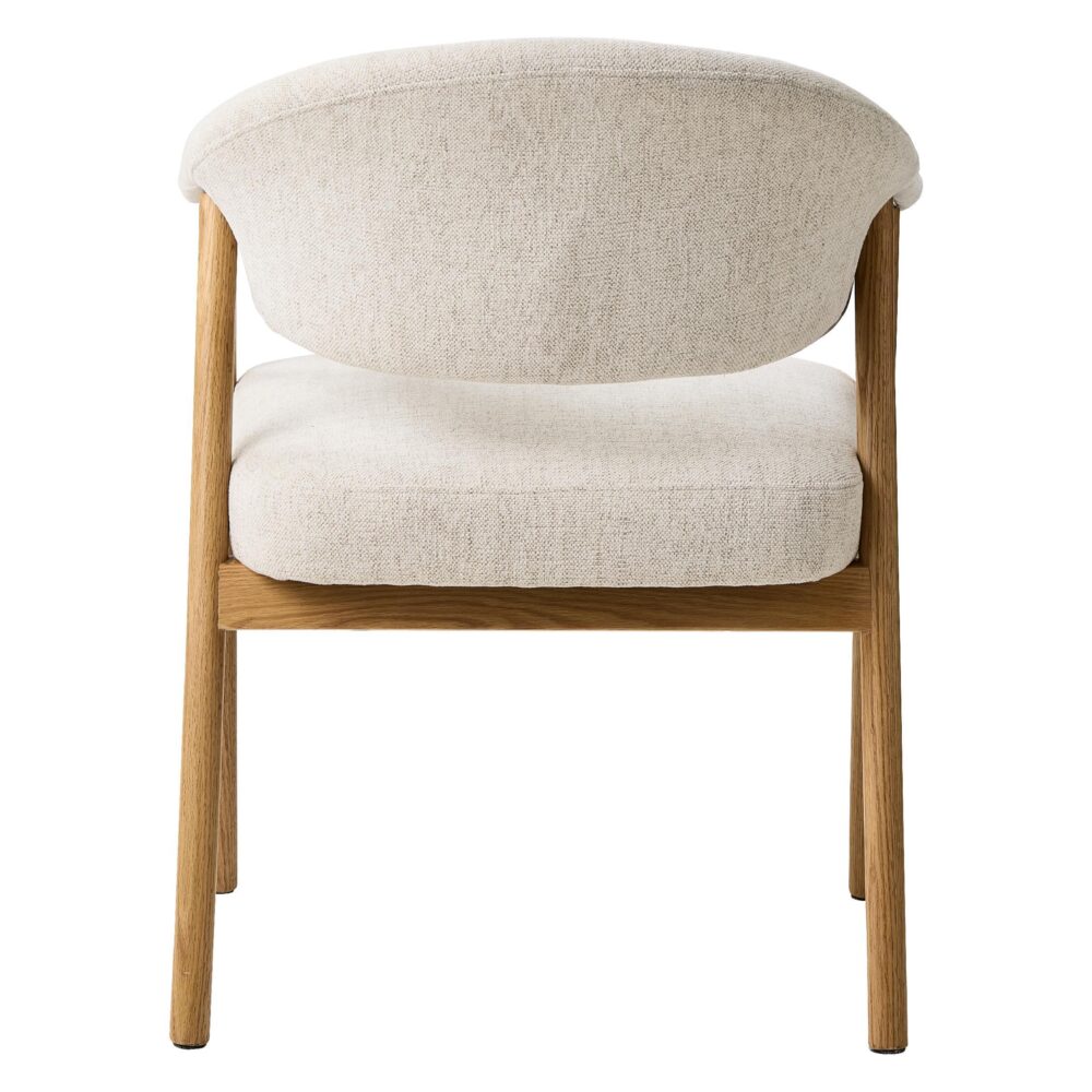 beige eetkamerstoelen Niva met armleuningen afbeelding 4