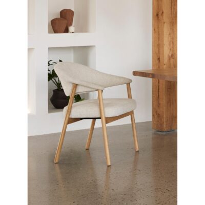 beige eetkamerstoelen Niva met armleuningen afbeelding 13