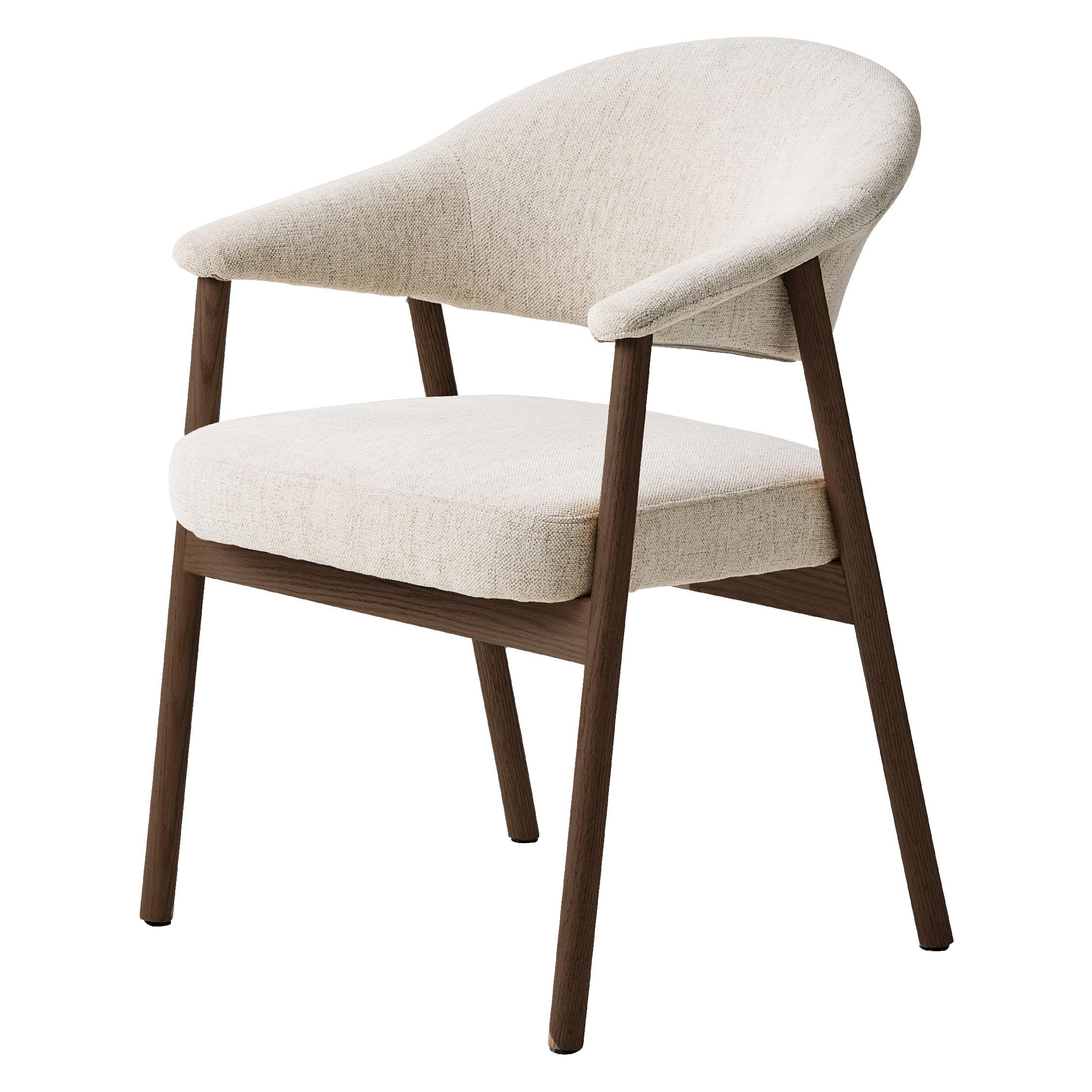 beige eetkamerstoelen Niva met armleuningen afbeelding 1