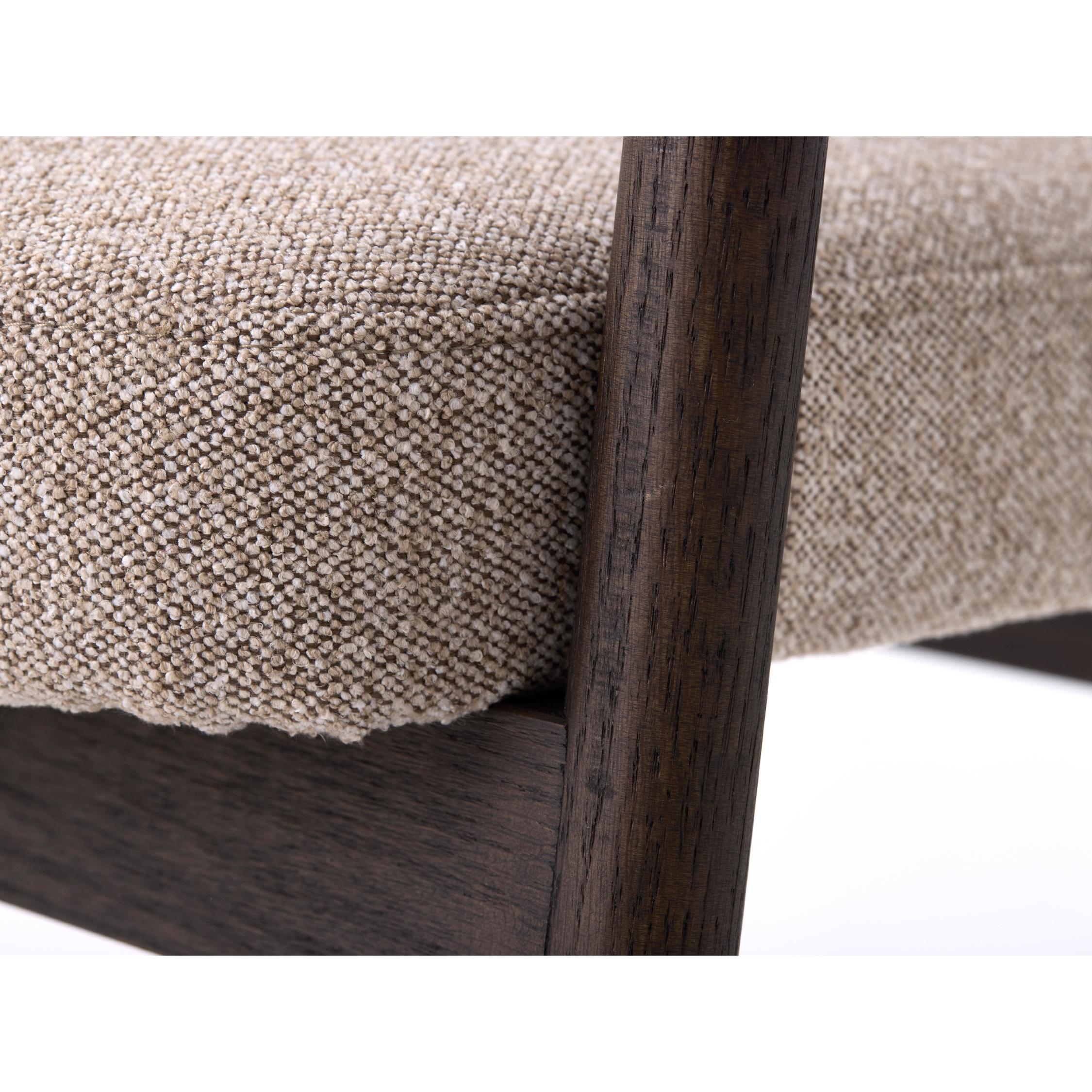 Niva eetkamerstoelen met armleuningen zand afbeelding 10