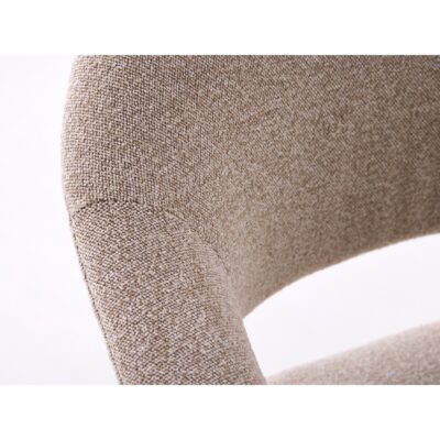 Niva beige eetkamerstoelen met armleuningen afbeelding 9