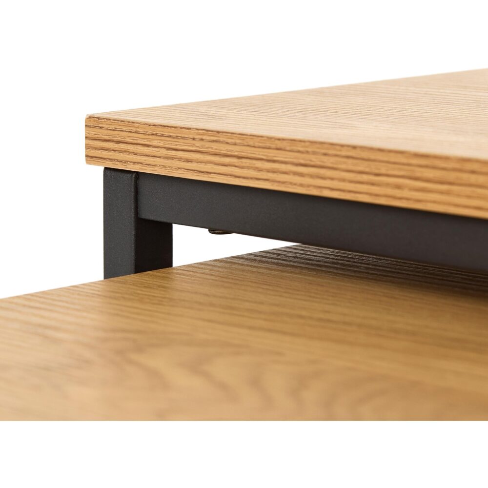 Alma nestbare eiken salontafel set van 2 afbeelding 7