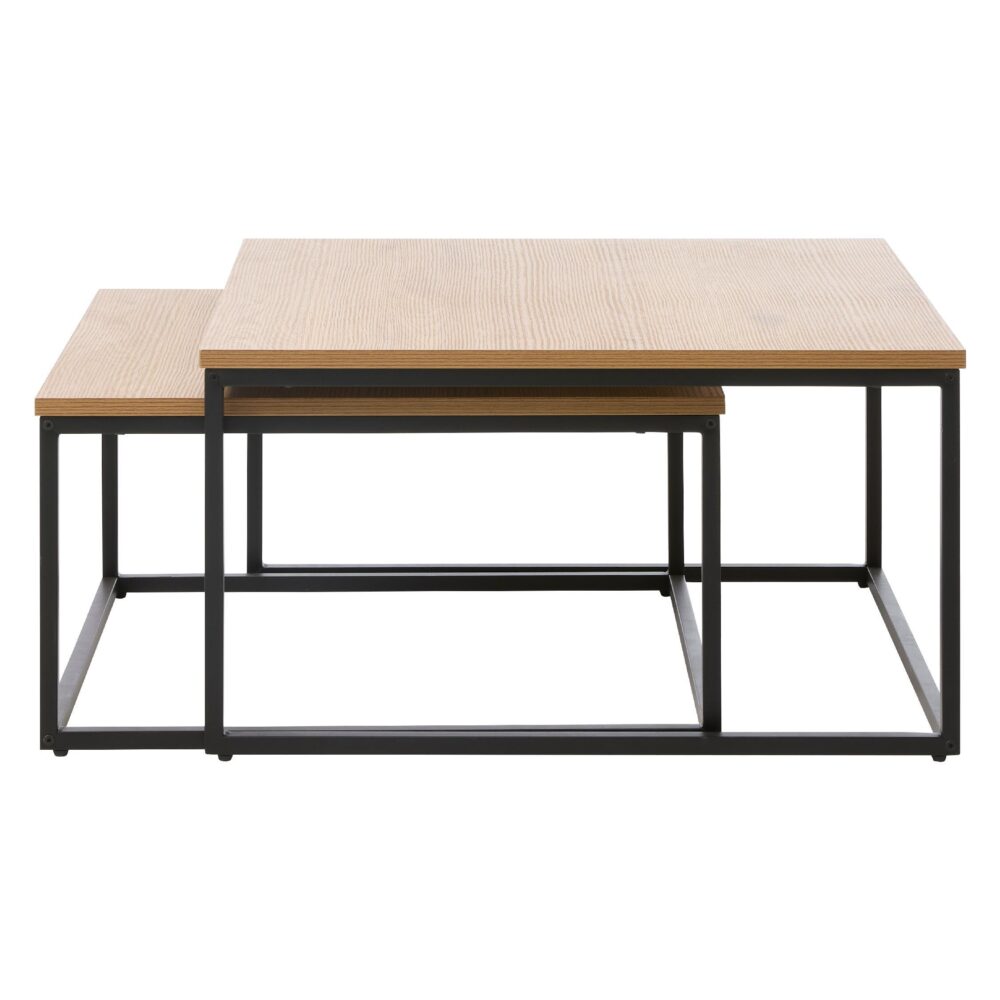 salontafel set Alma eiken afbeelding 1