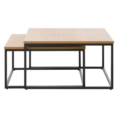 salontafel set Alma eiken afbeelding 1