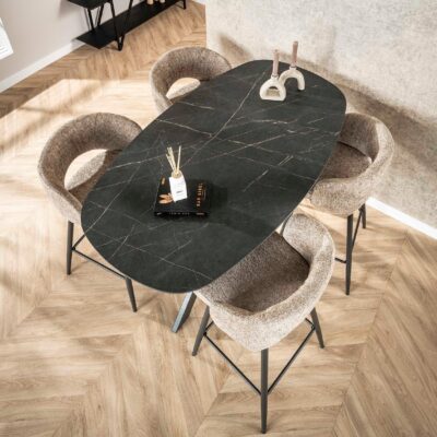 bartafel Deens ovaal grafiet Jorin afbeelding 5