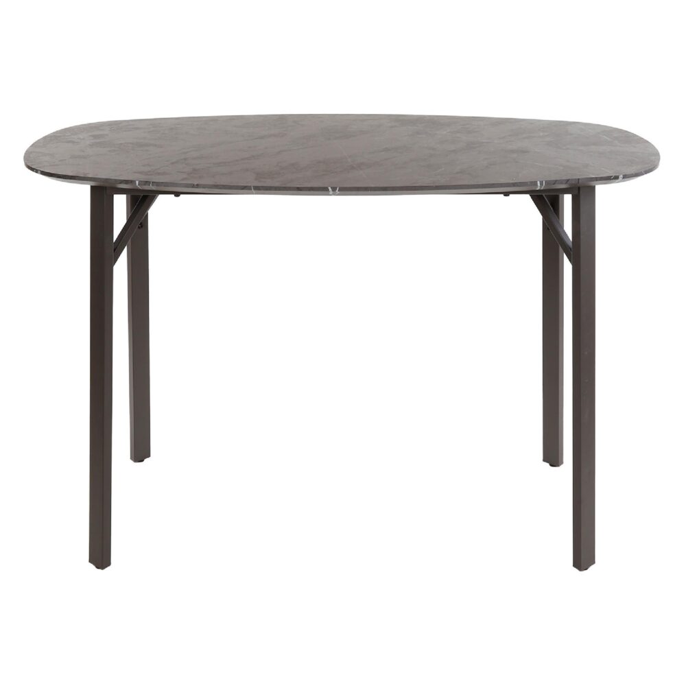 Deens ovale bartafel Jorin grafiet 140cm afbeelding 1