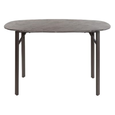 Deens ovale bartafel Jorin grafiet 140cm afbeelding 1