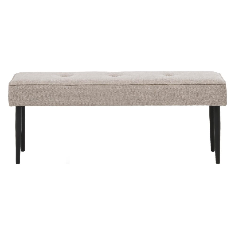 halbank Zovia zandkleur stof 140 cm afbeelding 1