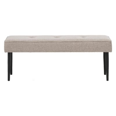 halbank Zovia zandkleur stof 140 cm afbeelding 1