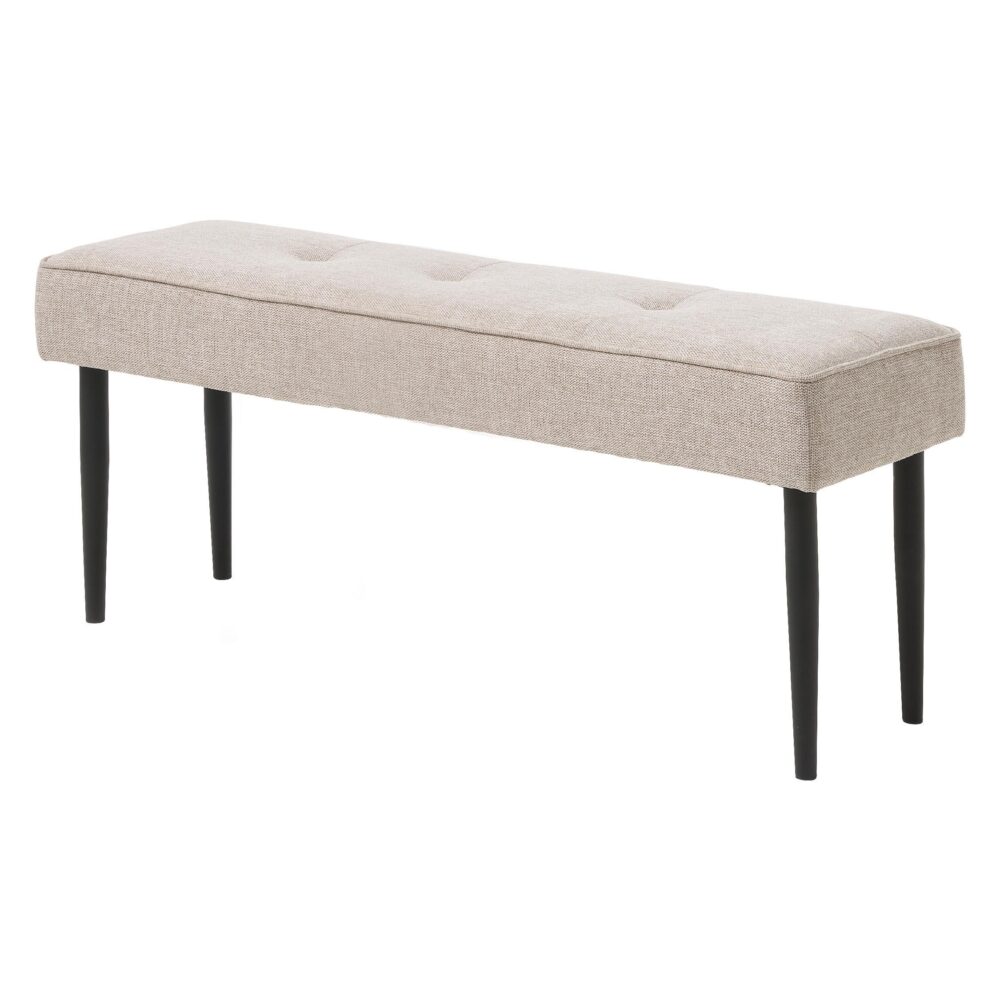 halbank Zovia zandkleur stof 140 cm afbeelding 2