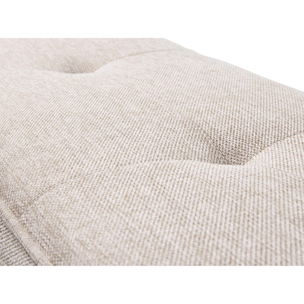 halbank Zovia zandkleur stof 140 cm afbeelding 4