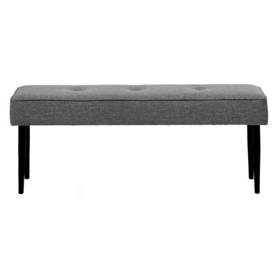 grijze halbank stof Zovia 140 cm afbeelding 1