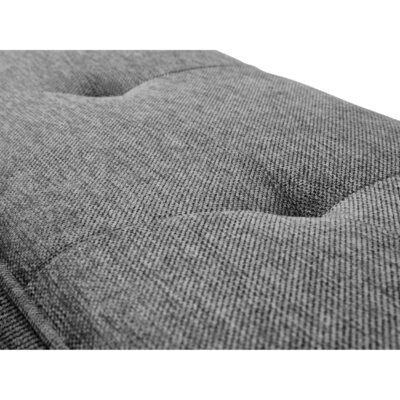 grijze halbank stof Zovia 140 cm afbeelding 4