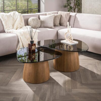 driehoekige salontafel set Arlen afbeelding 4