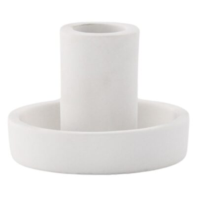 witte kaarsenhouders set van 2 afbeelding 1