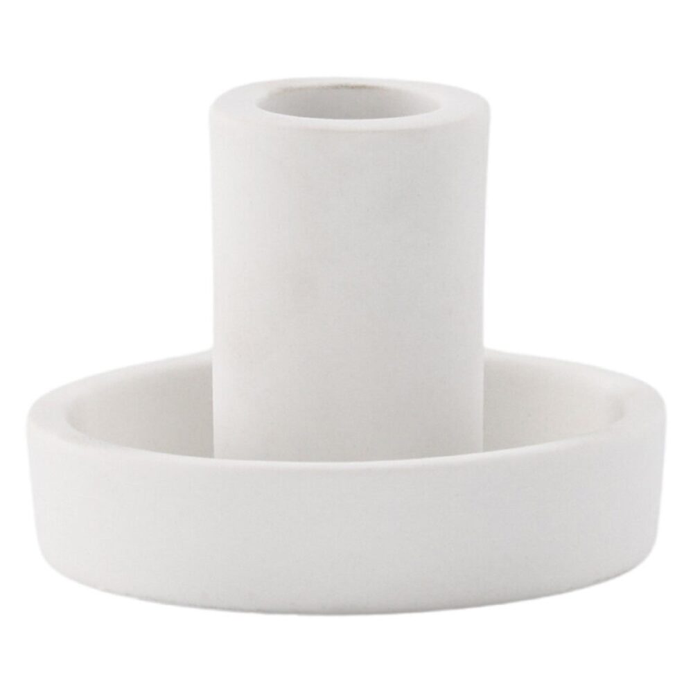 witte kaarsenhouders set van 2 afbeelding 2