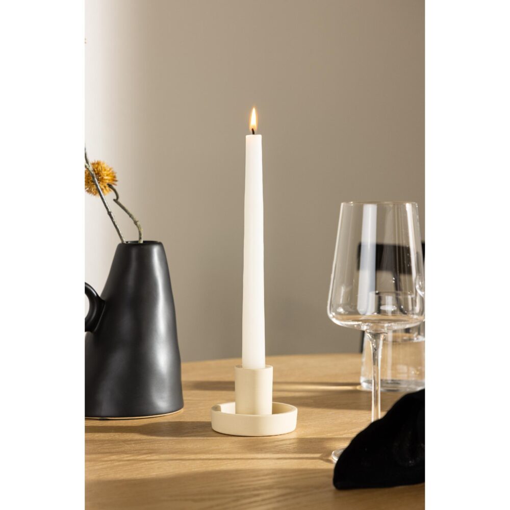 beige kaarsenhouders set afbeelding 2