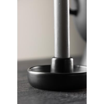 ronde zwarte kandelaars set van 2 afbeelding 3