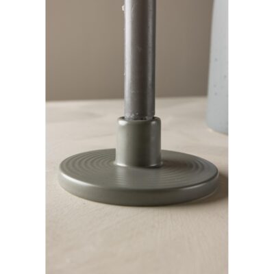 grijze keramische kandelaars set afbeelding 3