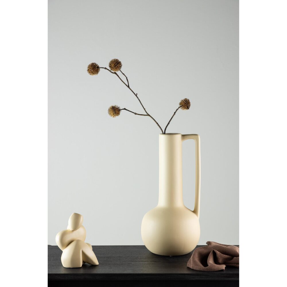 gele keramische bloemenvaas 36 cm afbeelding 5