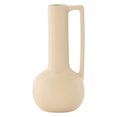 gele keramische bloemenvaas 36 cm afbeelding 1