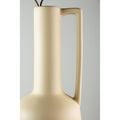 gele keramische bloemenvaas 36 cm afbeelding 6