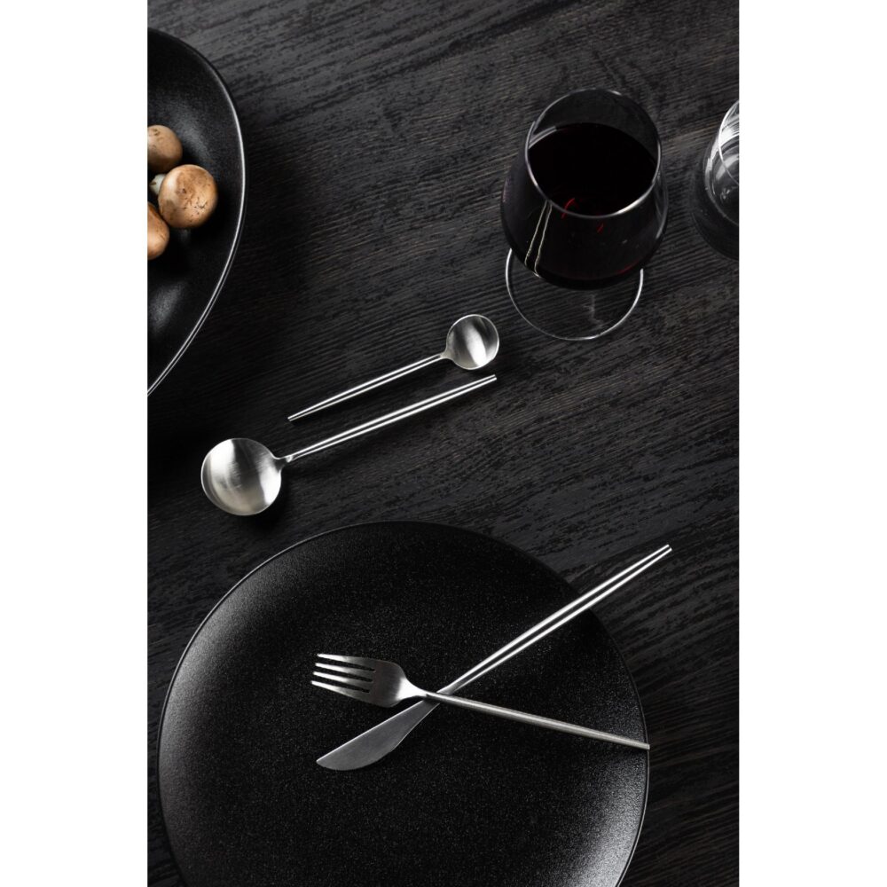 24-delige RVS zilveren bestekset afbeelding 2