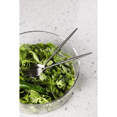 RVS saladebestek zilver afbeelding 4