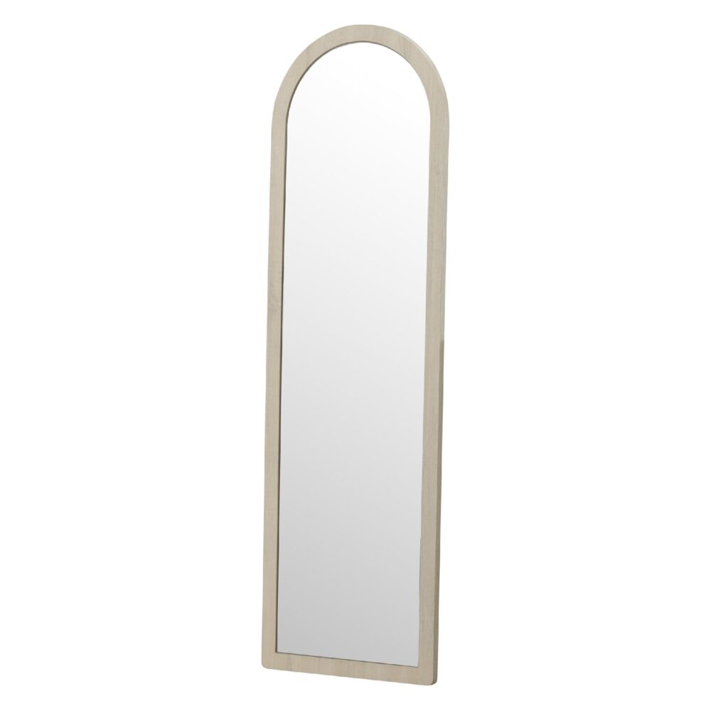 grote whitewash staande spiegel afbeelding 2