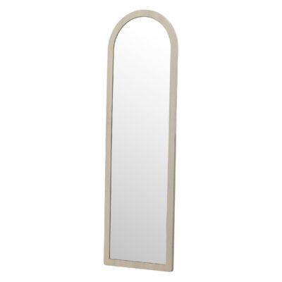 grote whitewash staande spiegel afbeelding 2