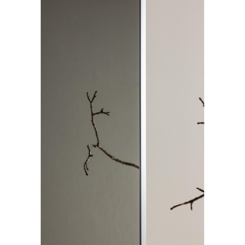 grote rechthoekige wandspiegel hal 85x190 zilver afbeelding 9