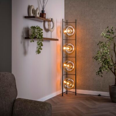 vloerlamp Lume amber glas afbeelding 3