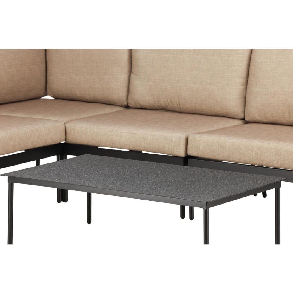 Nest of Nora hoek loungeset zwart staal afbeelding 7