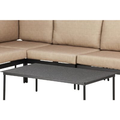 Nest of Nora hoek loungeset zwart staal afbeelding 7