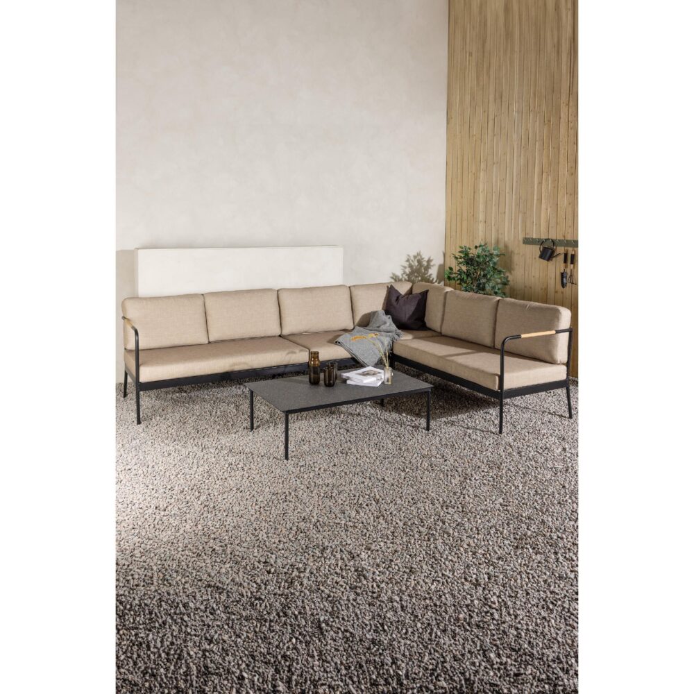 Nest of Nora hoek loungeset zwart staal afbeelding 12